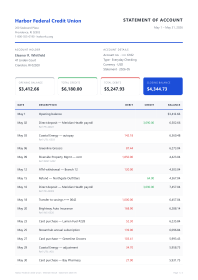 Finance & billing