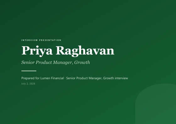 Interview presentation (forest)