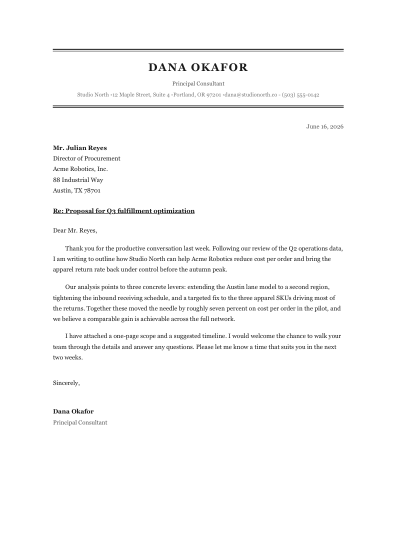 Letter (classic)