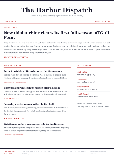 Newsletter (editorial)