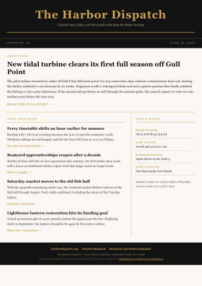 Newsletter (luxe)