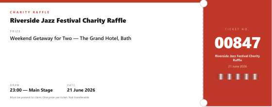 Raffle ticket